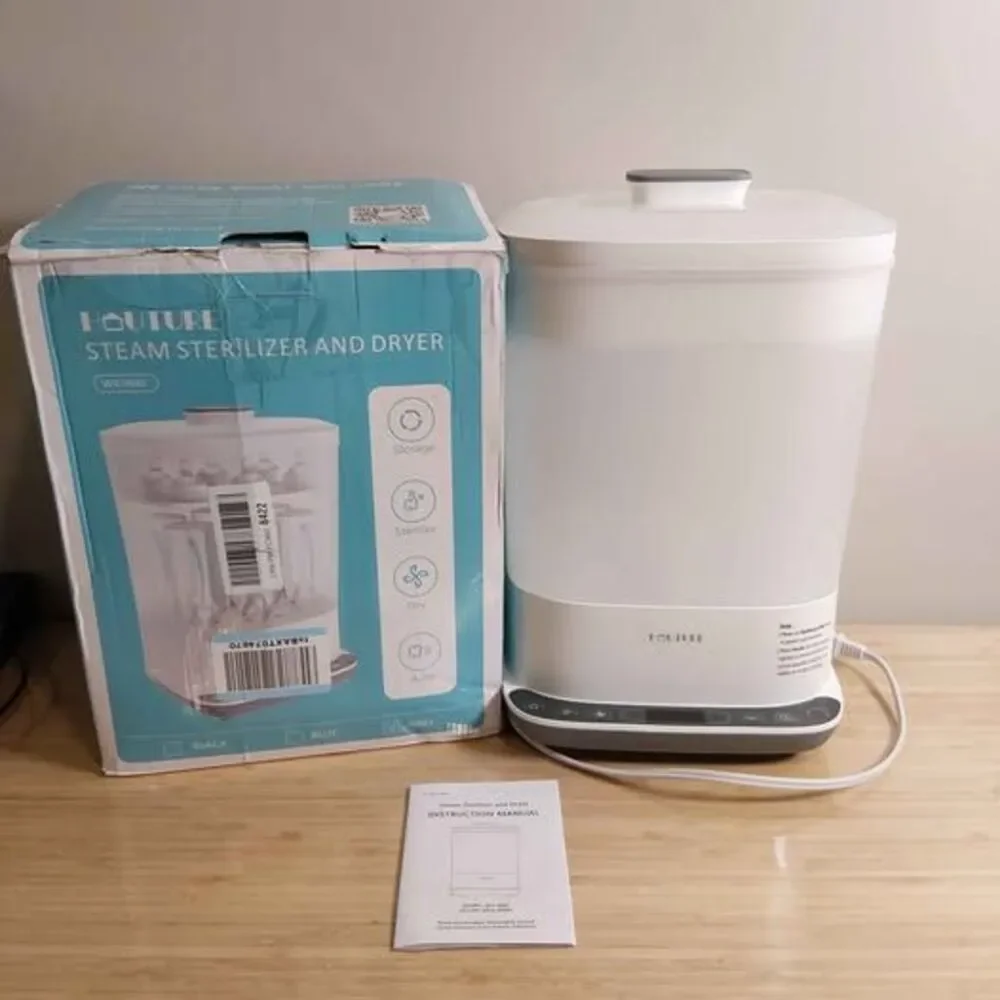 HAUTURE 6-in-1 Baby Bottle Steamer Sanitizer and rapid dryer/storage